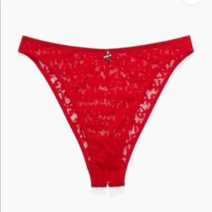 NWT Savage X Fenty Tagged by Savage Crotchless Bikini